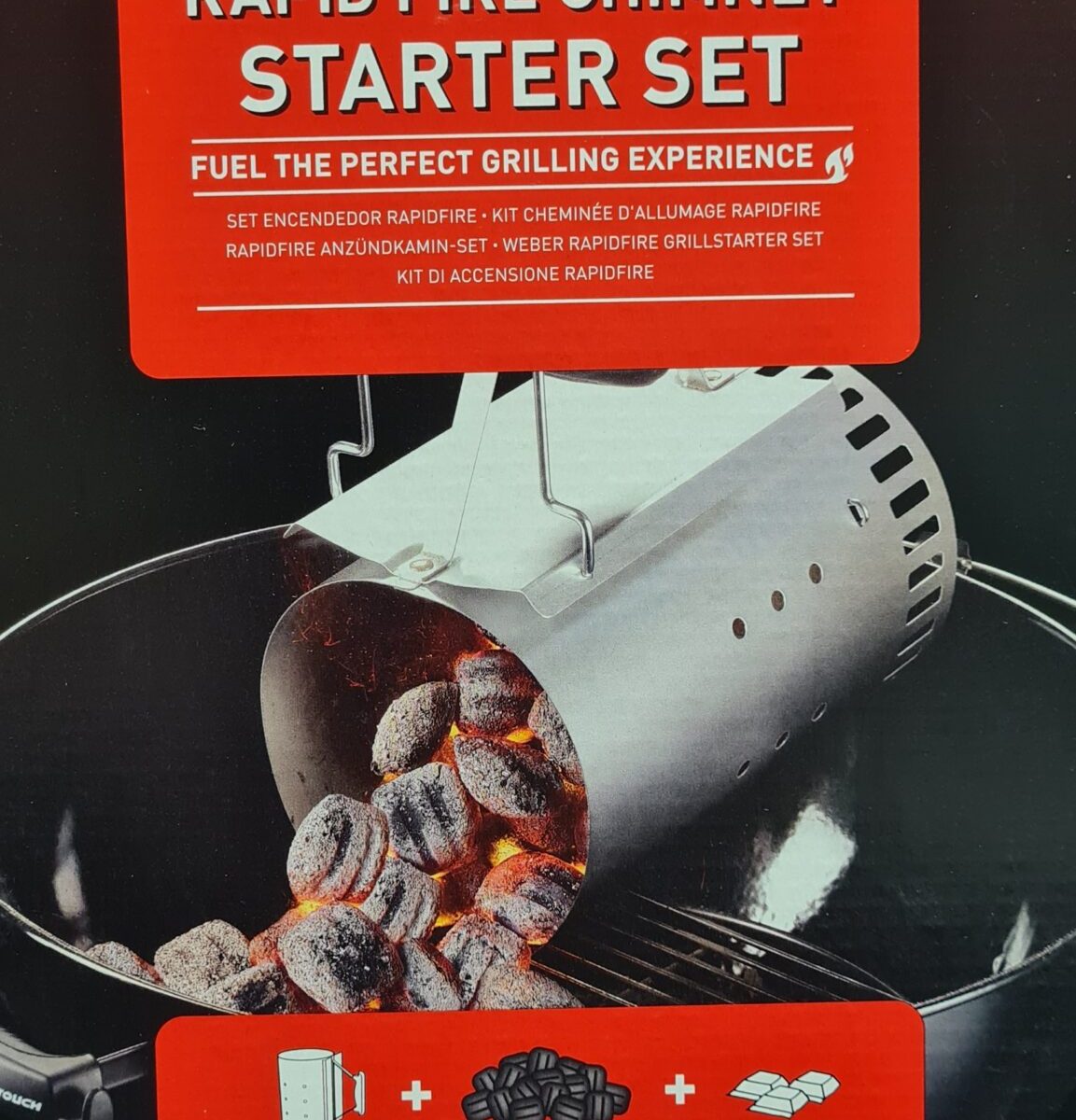 Rapid fire chimney starter set från märket Weber